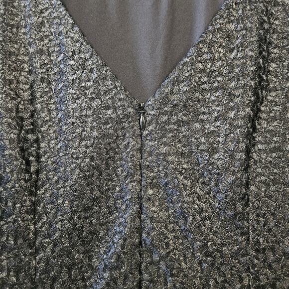 Tibi Black Cocktail Dress 3/4 Length Sleeve Size 4 - Picture 11 of 16